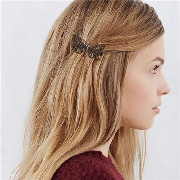 inSowni 30 Pack/15 Pairs Small Cute Decorative Bronze Metal Vintage Alligator - Picture 2 of 6